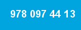 978 097 44 13 978 097 44 13